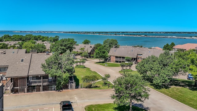 1006 Signal Ridge Pl, Rockwall, TX 75032 - aerial perspective of suburban area with a nearby body of water and a notable bridge