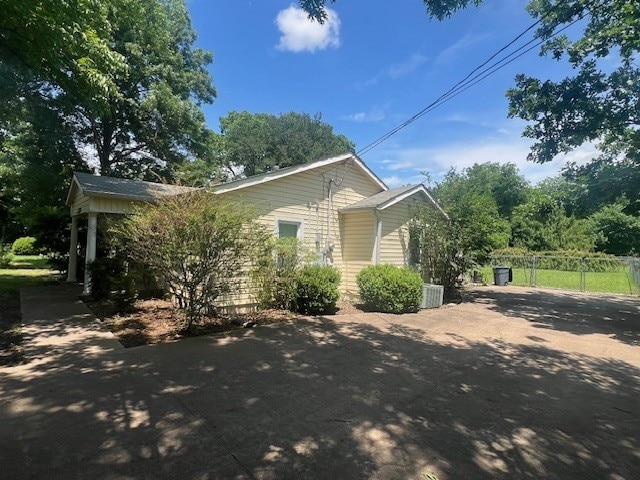 218 Wight St, Roxton, TX 75477 - view of home's exterior with cooling unit