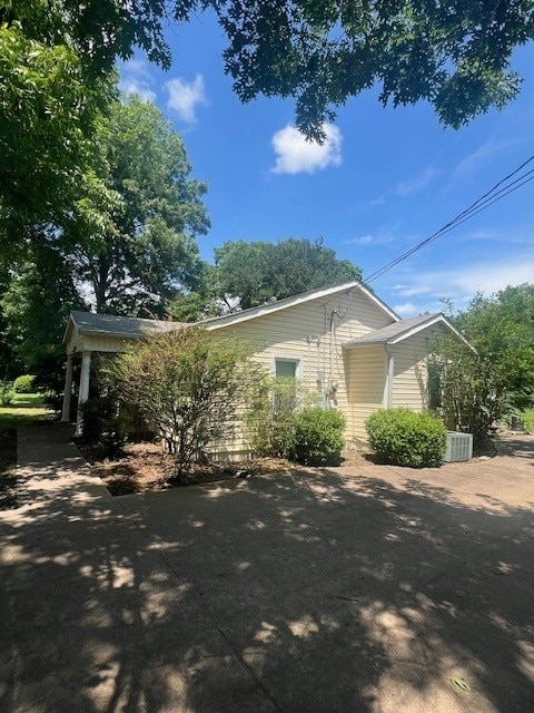 218 Wight St, Roxton, TX 75477 - view of home's exterior with central AC unit