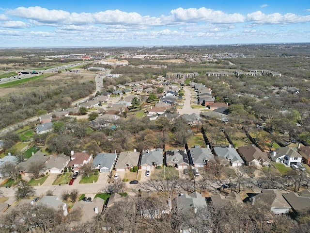 1512 Pacific Pl, Fort Worth, TX 76112 - aerial view of property and surrounding area featuring nearby suburban area