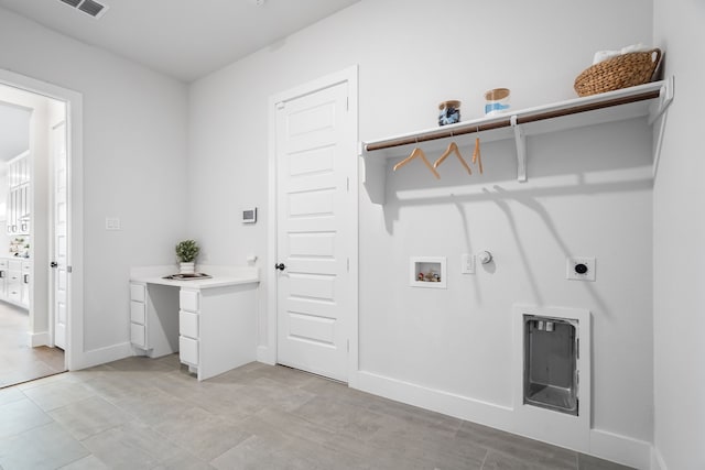 124 Craigmore Dr, Argyle, TX 76226 - laundry area with electric dryer hookup, gas dryer hookup, and washer hookup