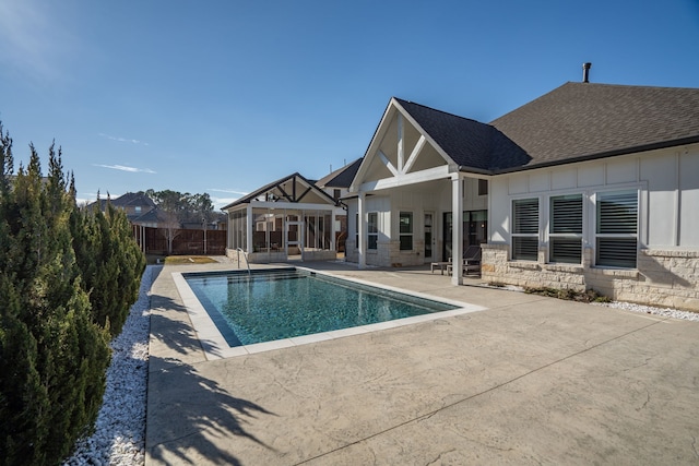 124 Craigmore Dr, Argyle, TX 76226 - view of swimming pool featuring a patio area