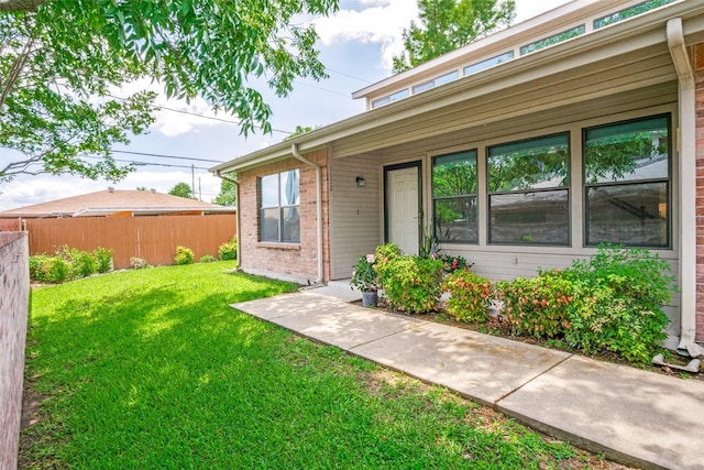 1112 Forest Creek St, Benbrook, TX 76126 - view of exterior entry with brick siding