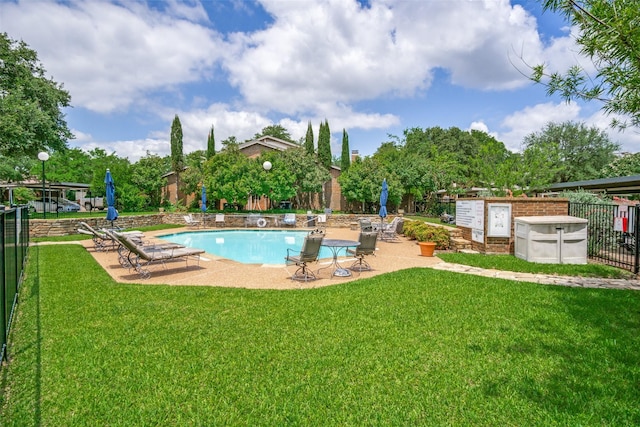 1112 Forest Creek St, Benbrook, TX 76126 - community pool featuring a patio