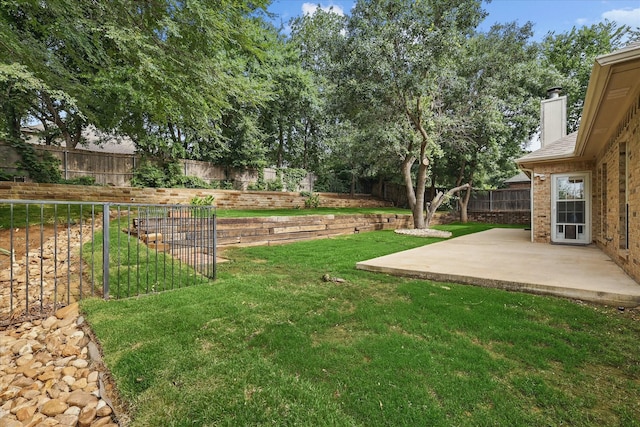 3812 Ridgemont Ln, Denton, TX 76210 - view of yard featuring a patio area