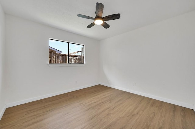 3008 Lindbergh Dr, Dallas, TX 75228 - empty room featuring wood finished floors and ceiling fan