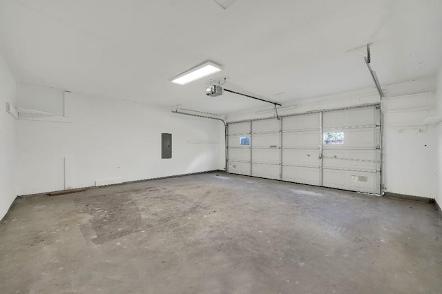 3008 Lindbergh Dr, Dallas, TX 75228 - garage featuring a garage door opener and electric panel