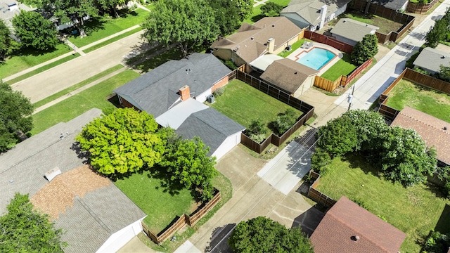 2011 Sandy Trl, Richardson, TX 75080 - aerial view of residential area featuring a pool
