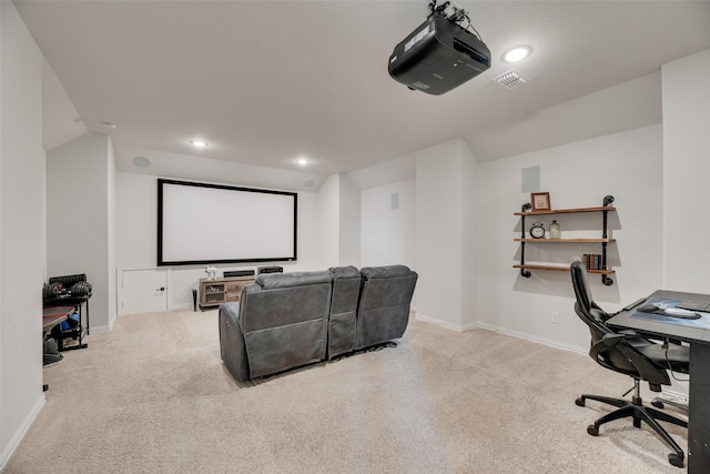 11578 Barcelona Ln, Frisco, TX 75035 - cinema with carpet floors, baseboards, and recessed lighting