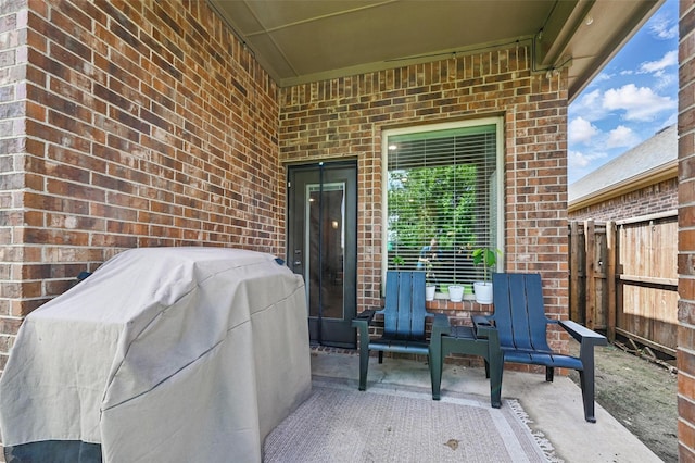 528 England St, Fate, TX 75189 - view of patio / terrace with grilling area