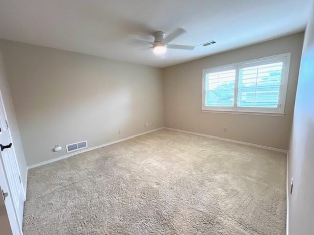 7009 Chevy Chase Ave, Dallas, TX 75225 - unfurnished room featuring ceiling fan, baseboards, and carpet floors