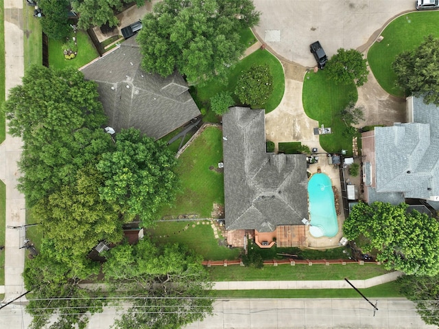 11 Enchanted Ct, Mansfield, TX 76063 - drone / aerial view of a pool area