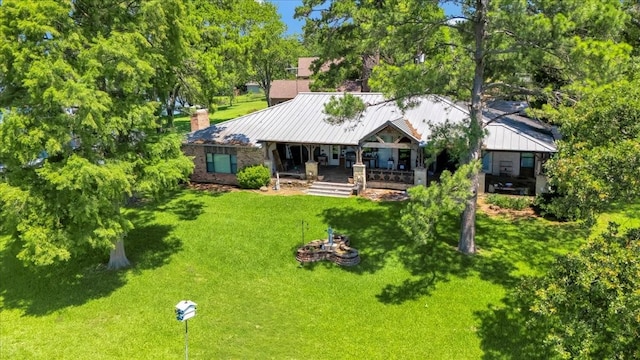 6903 Scott St, Eustace, TX 75124 - aerial view of property and surrounding area