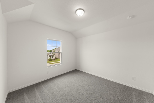 713 Roanoke, Princeton, TX 75407 - additional living space featuring vaulted ceiling and carpet floors