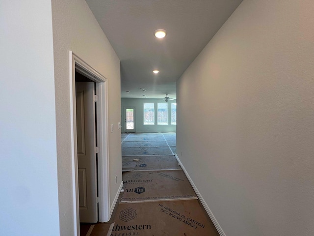 713 Roanoke, Princeton, TX 75407 - hall with baseboards and recessed lighting