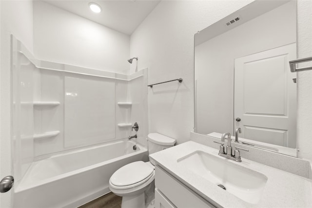 713 Roanoke, Princeton, TX 75407 - bathroom with vanity, tub / shower combination, and wood finished floors