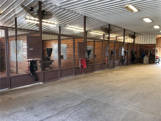 1019 Springhill Rd, Aubrey, TX 76227 - horse barn featuring electric panel