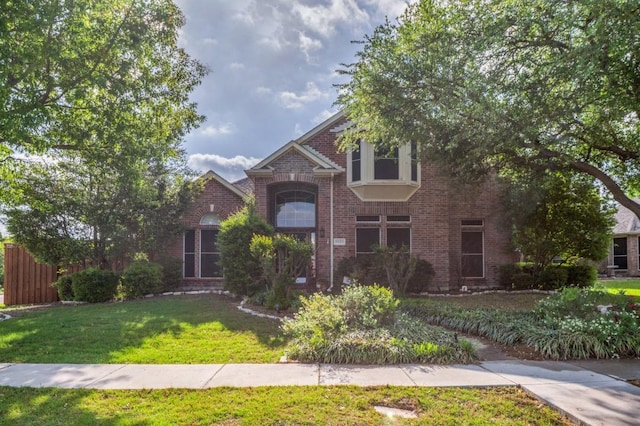 8320 Monica Cir, Plano, TX 75025 - traditional-style home featuring brick siding