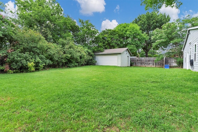 4902 Boquillas Dr, De Cordova, TX 76049 - view of yard with an outbuilding and a detached garage
