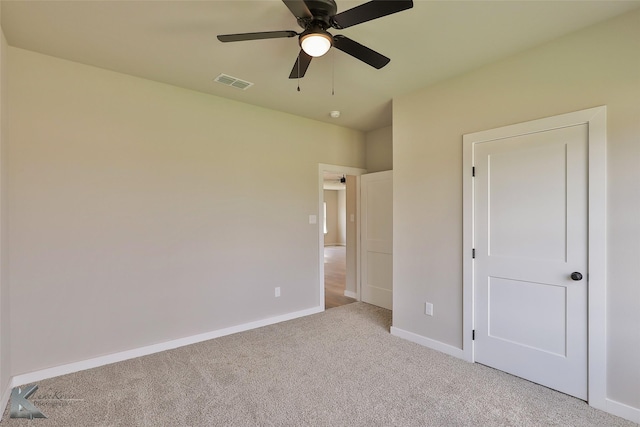 3458 Pewter Ln, Abilene, TX 79601 - unfurnished bedroom with carpet flooring, baseboards, and ceiling fan
