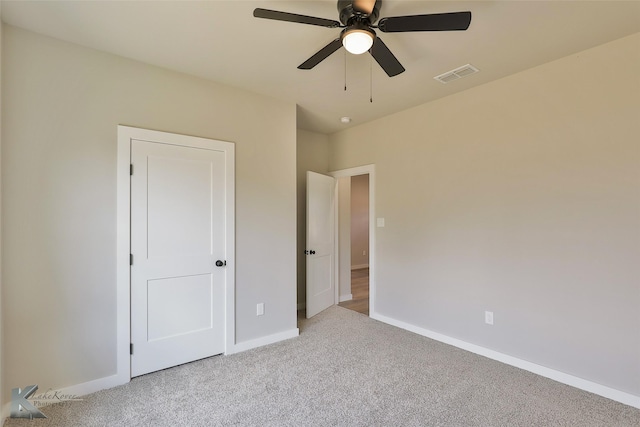 3458 Pewter Ln, Abilene, TX 79601 - unfurnished bedroom with carpet, baseboards, and a ceiling fan