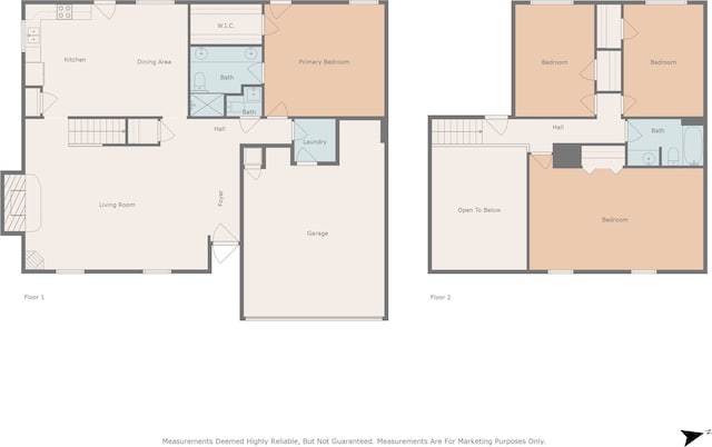 4910 Crest Dr, Arlington, TX 76017 - floor plan / room layout