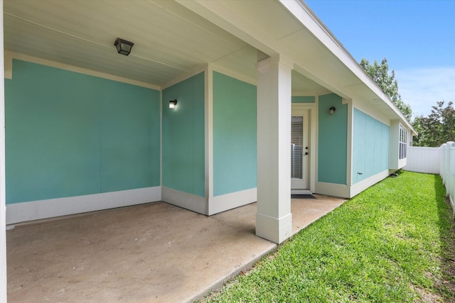 1521 Cherokee Rose Trl, Savannah, TX 76227 - doorway to property with a patio