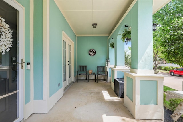 1521 Cherokee Rose Trl, Savannah, TX 76227 - porch featuring french doors
