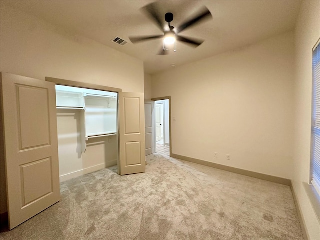 400 N Kenny Dr, West Tawakoni, TX 75474 - unfurnished bedroom featuring carpet flooring, baseboards, ceiling fan, and a closet
