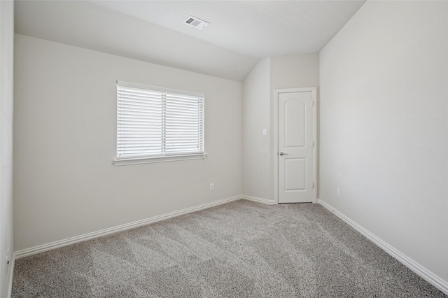 9004 Mcfarland Way, Fort Worth, TX 76244 - carpeted empty room featuring baseboards and lofted ceiling