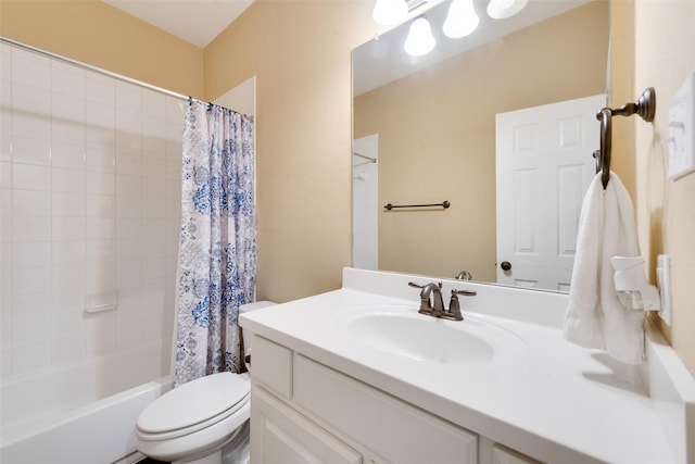 1036 Knoxbridge Rd, Forney, TX 75126 - full bathroom featuring vanity and shower / bath combo with shower curtain