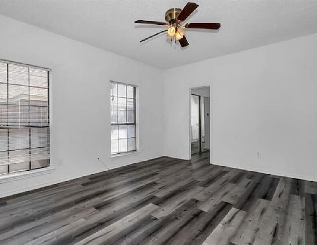 1737 Liberty Ln, Mesquite, TX 75149 - empty room featuring wood finished floors and ceiling fan