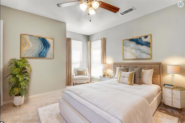 1737 Liberty Ln, Mesquite, TX 75149 - carpeted bedroom with ceiling fan and baseboards