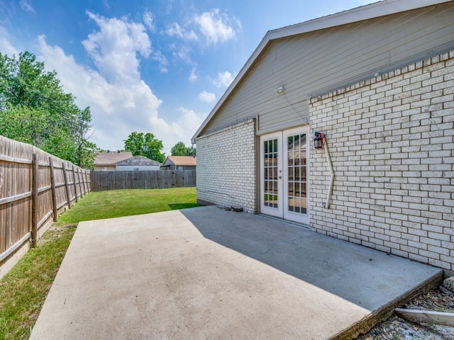 4241 Malone Ave, The Colony, TX 75056 - view of patio with french doors