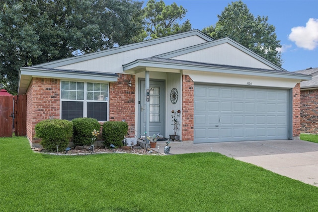 1005 Blue Jay Dr, Mansfield, TX 76063 - ranch-style home featuring brick siding, driveway, and an attached garage