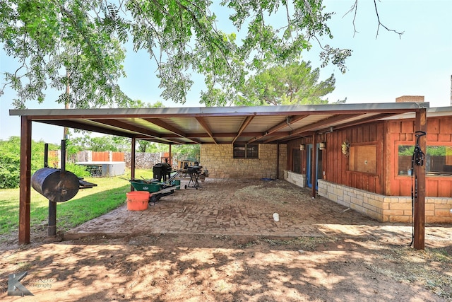 920 SW 3rd St, Hamlin, TX 79520 - view of patio / terrace
