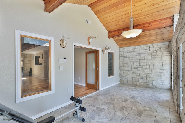 920 SW 3rd St, Hamlin, TX 79520 - unfurnished sunroom featuring lofted ceiling