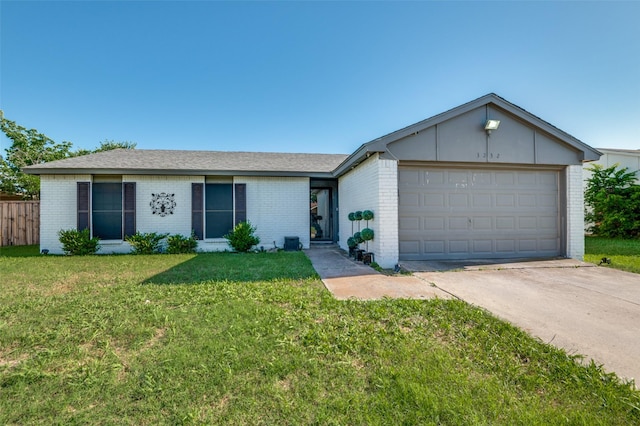3232 Bunker Hill Dr, Forest Hill, TX 76140 - ranch-style house with brick siding, driveway, and an attached garage