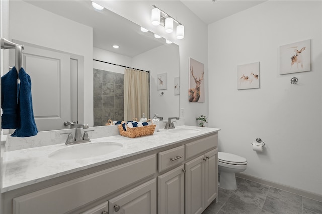 12947 Cabana Dr, Frisco, TX 75035 - full bath with double vanity and tiled shower