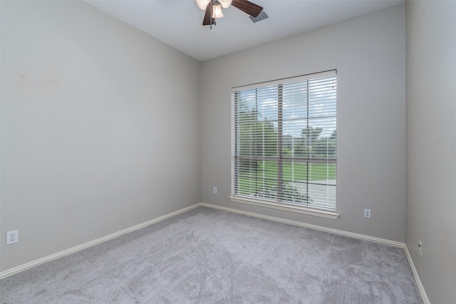 3400 Eisenhower Ave, Melissa, TX 75454 - unfurnished room with healthy amount of natural light, a ceiling fan, carpet floors, and baseboards