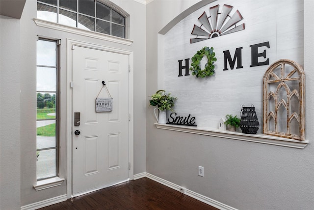 3400 Eisenhower Ave, Melissa, TX 75454 - foyer entrance featuring dark wood finished floors and baseboards