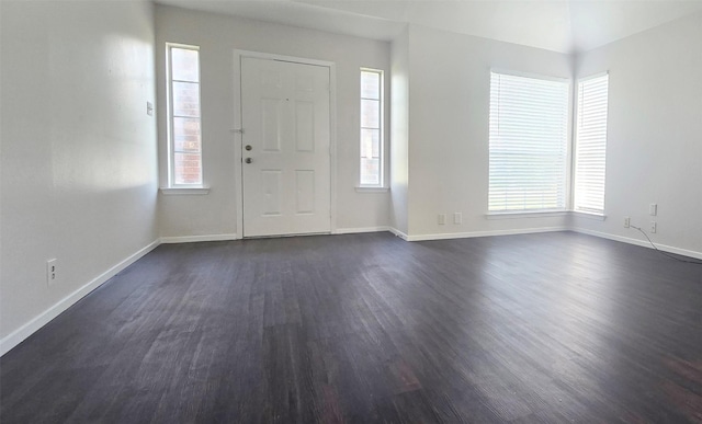 510 E Stone Cir, Wylie, TX 75098 - entryway featuring dark wood finished floors, baseboards, and plenty of natural light