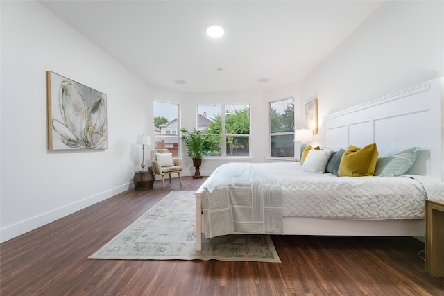 3601 Aqua Springs Dr, Plano, TX 75025 - bedroom with wood finished floors, baseboards, and recessed lighting
