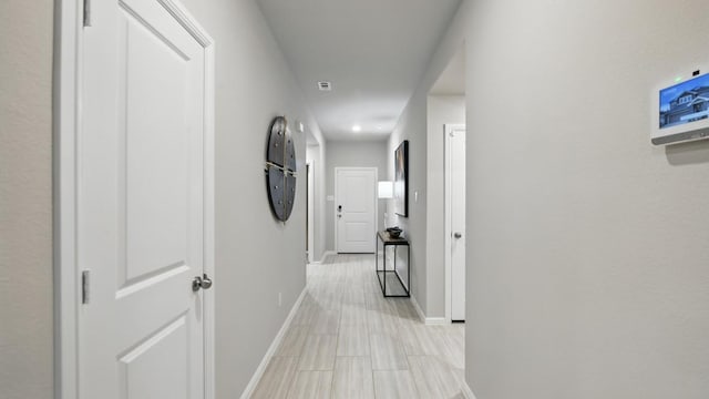 8417 Stout Dr, Fort Worth, TX 76131 - corridor with baseboards and recessed lighting