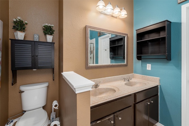 910 Glenbrook Dr, Grand Prairie, TX 75052 - bathroom with toilet and double vanity