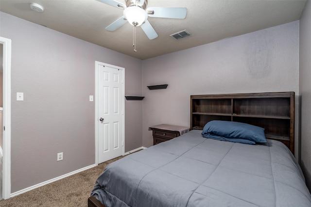 910 Glenbrook Dr, Grand Prairie, TX 75052 - bedroom featuring carpet flooring, baseboards, and ceiling fan