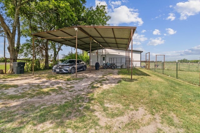 9759 Fm 638, Dawson, TX 76639 - view of vehicle parking with a carport and dirt driveway