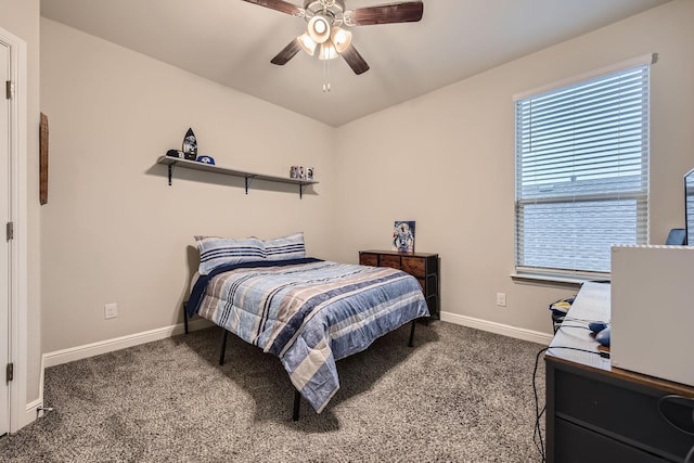 14613 Bootes Dr, Haslet, TX 76052 - bedroom featuring baseboards, carpet flooring, and a ceiling fan