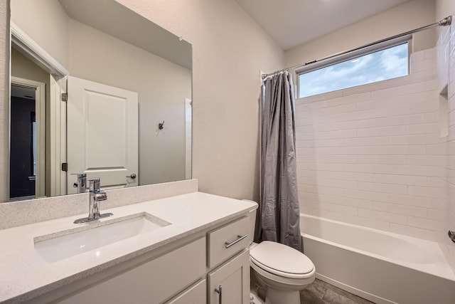 14613 Bootes Dr, Haslet, TX 76052 - bathroom with toilet, vanity, shower / bath combination with curtain, and wood finished floors