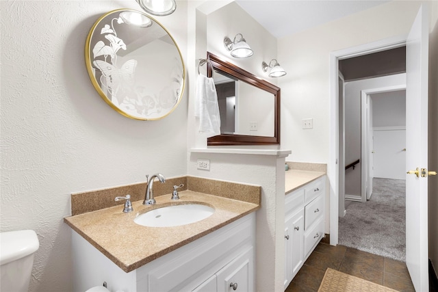 3905 Shady Creek Dr, Euless, TX 76040 - bathroom featuring vanity and toilet